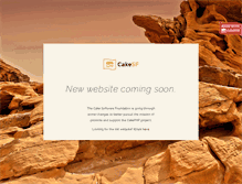 Tablet Screenshot of cakefoundation.org